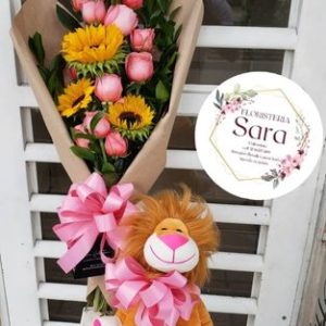 Bouquet de Girasoles y Rosas